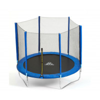 Батут DFC Trampoline Fitness 12ft наружн.сетка (366см) 12FT-TR-B синий