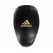 Лапы Adidas Training Curved Focus Mitt Short черно-золотые adiSBAC01 75_75