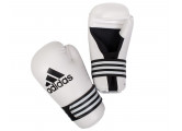 Перчатки полуконтакт Adidas Semi Contact Gloves белые adiBFC01