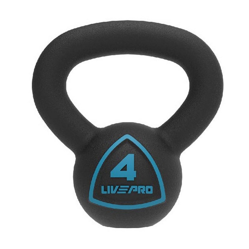 Чугунная гиря 4 кг Live Pro Solid Cast Iron Kettlebell LP8041-04 800_800