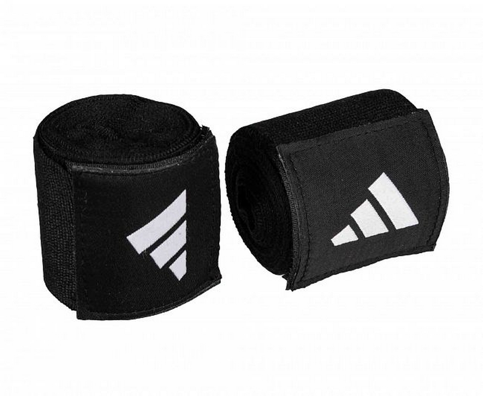 Бинты боксерские Boxing IBA Pro Hand Wrap adiBP031S черный 977_800