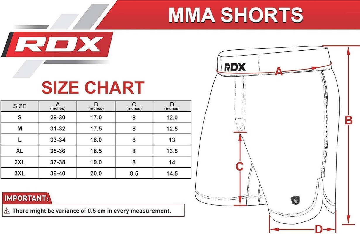 Шорты MMA RDX T15 MSS-T15B черный 1230_800