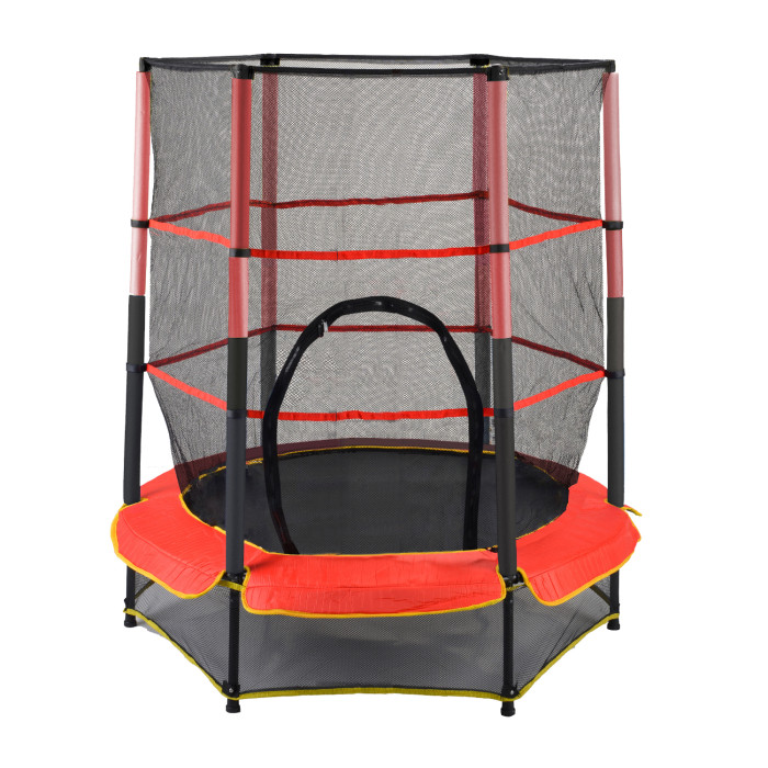 Батут DFC TRAMPOLINE-RED 55 дюймов с сеткой TX-B7105C 700_700