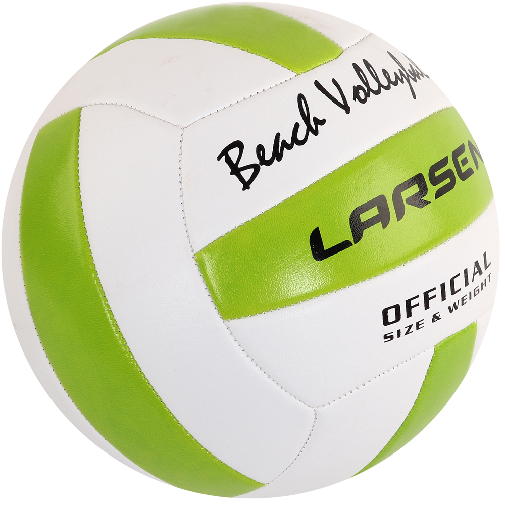 Мяч волейбольный пляжный Larsen Beach Volleyball Green р.5 1000_1000