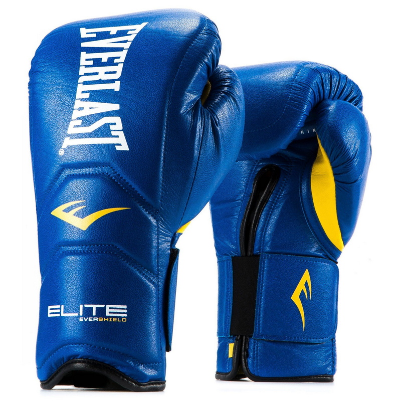 Перчатки тренировочные Everlast Elite Pro 14 oz синий P00000680 14 BL 800_800