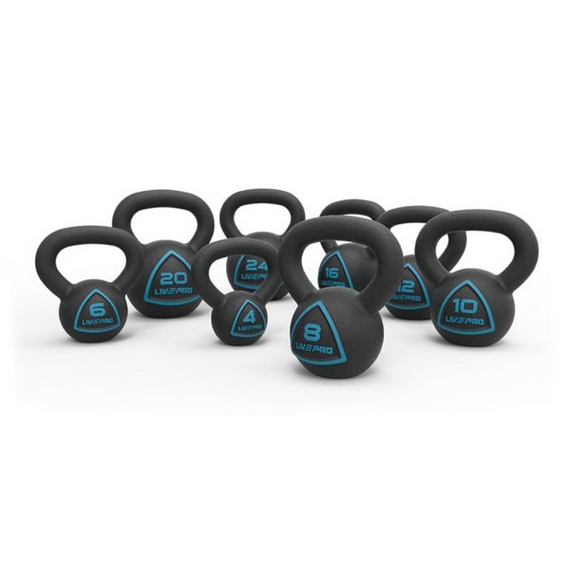 Чугунная гиря 16кг Live Pro Solid Cast Iron Kettlebell LP8041-16 800_800